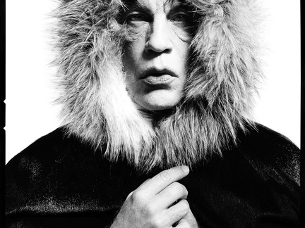 David Bailey   Mick Jagger Fur Hood (1964), 2014